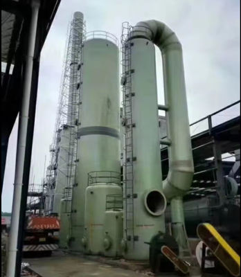 Spray Acid Mist FRP Absorption Tower Corrosion Resistance Custom Size Absorption Tank