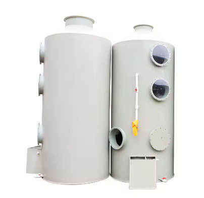 FRP Material Air Purification Industrial Waste Gas Tower GRP Water Gas Scrubbing Tower