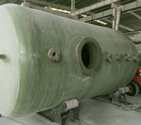 Chemical Industry FRP Absorption Tower , Acid Mist Treatment Tower Customized Size