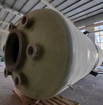 Chemical Industry FRP Absorption Tower , Acid Mist Treatment Tower Customized Size