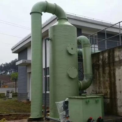 Fiberglass FRP Acid Mist Absorption Tower GRP HCL Hydrochloric Acid Storage Container