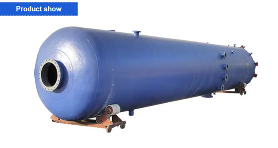 Customizable Gelcoat FRP GRP Packed Absorption Tower Acid Mist Scrubber Tower