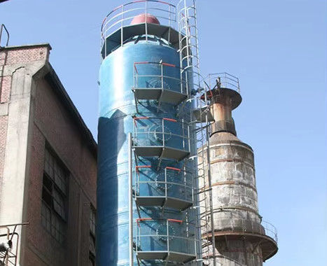 Low Maintenance FRP Waste Gas Absorption Tower Columns Vessel For Chemical Plant