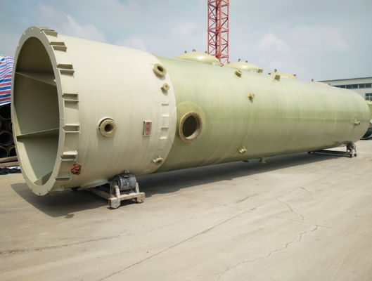 Fiber Reinforced Plastic FRP Waste Gas Purification Tower Scrubbers Gas Absorption