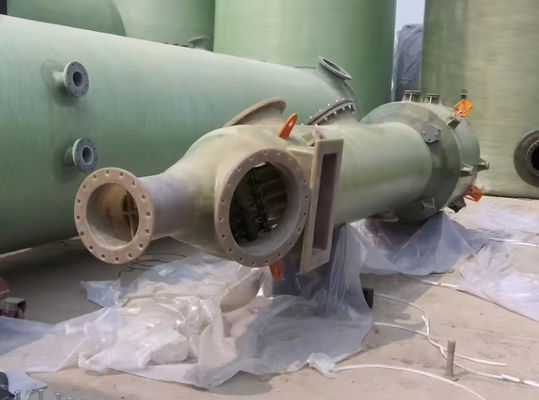 Fiber Reinforced Plastic FRP Waste Gas Purification Tower Scrubbers Gas Absorption