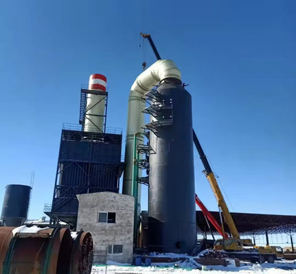 1-5 meters Diameter High Purification Frp Tower , Ammonia And Acid Mist Gas Scrubbers