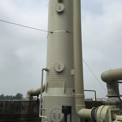 Multi Color Gelcoat FRP Purification Absorption Tower Acid Mist Absorption Customized