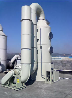 Multi Color Gelcoat Biogas FRP Acid Mist Absorption Tower Spray Packed Tower