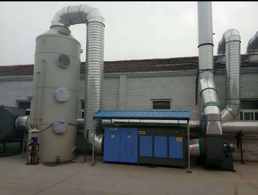Multi Color Gelcoat Biogas FRP Acid Mist Absorption Tower Spray Packed Tower