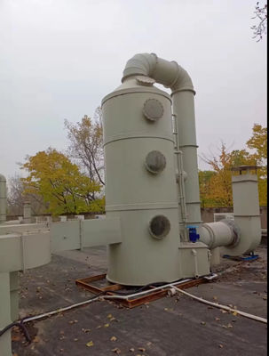 Multi Color Gelcoat Biogas FRP Acid Mist Absorption Tower Spray Packed Tower
