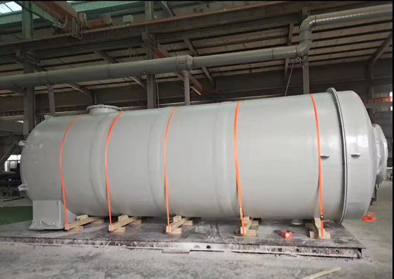 Acid Mist / Ammonia Mist Scrubber Absorption Tower With cylindrical FRP Structure