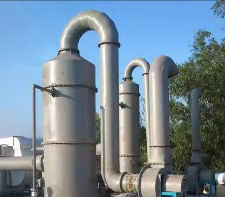 Industrial FRP GRP Absorption Tower For Tail Gas And Acid Mist Gas Treatment