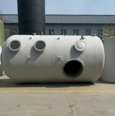 Fiberglass GRP FRP Absorption Purification Tower For Waste Acid Gas Treatment
