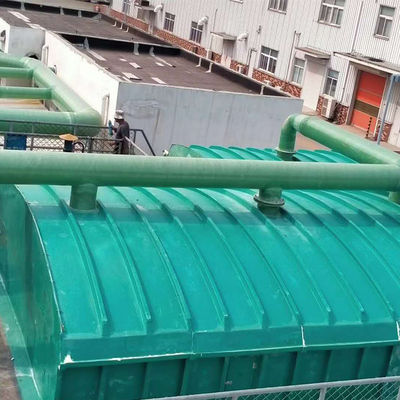 Custom Thickness GRP FRP Cover Plate Flat Fiberglass Sewage Pool Cover Gas Collection