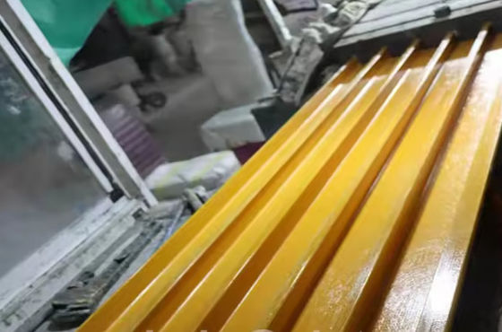 Fiberglass Grp Frp Arched Rain Cover Pultruded Profiles For Sewage Tank
