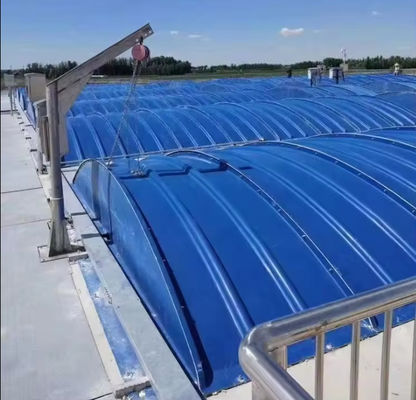Heat Preservation FRP Wastewater Tank Cover Sewage Pool Gas Collecting Cover Plate