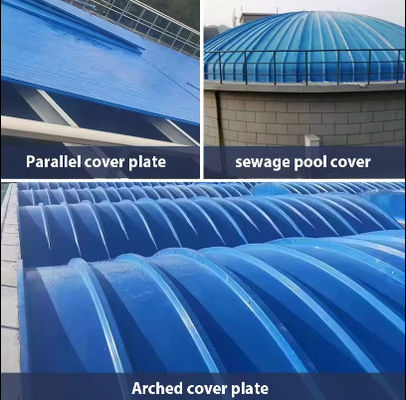 Gas Collecting Sewage Tank Cover FRP GRP Wastewater Tank Cover High Strength