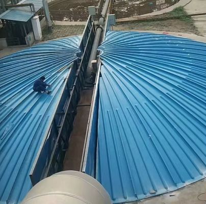 Professional Sewage Pool GRP Cover Plate , Gas Collecting Hood FRP Roof Sheet
