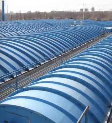 Professional Sewage Pool GRP Cover Plate , Gas Collecting Hood FRP Roof Sheet