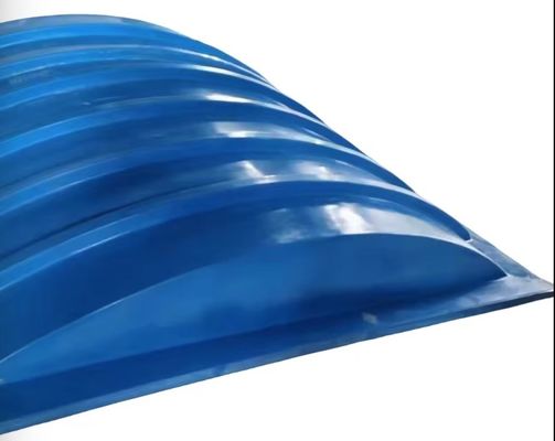 Multi Color Frp Wastewater Tank Covers Arch Gas Collecting Hood Cover Rainproof