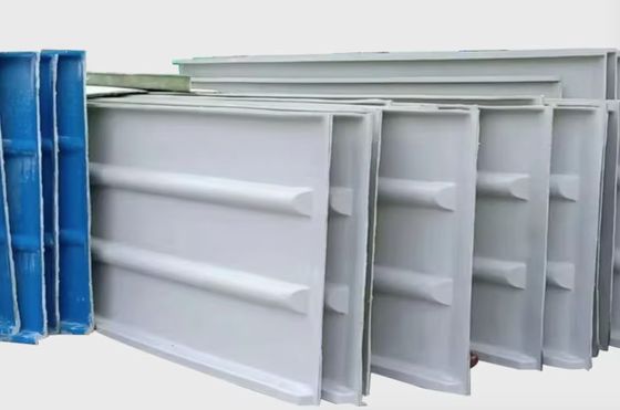 Multi Color Frp Wastewater Tank Covers Arch Gas Collecting Hood Cover Rainproof