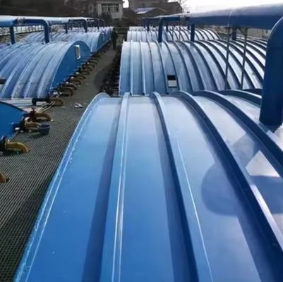 Lightweight Frp Grp Wastewater Pool Cover For Petrochemical Pollution Industry