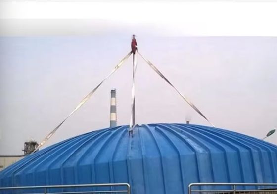 Industrial FRP Cover Plate Water Treatment Sewage Tank Fiberglass Frp Arched Cover
