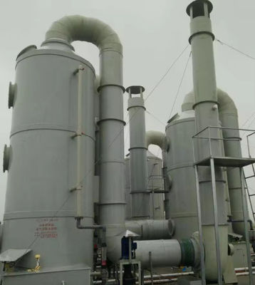 Long Life industrial FRP Desulfurization Tower / GRP Gas Purification Scrubber