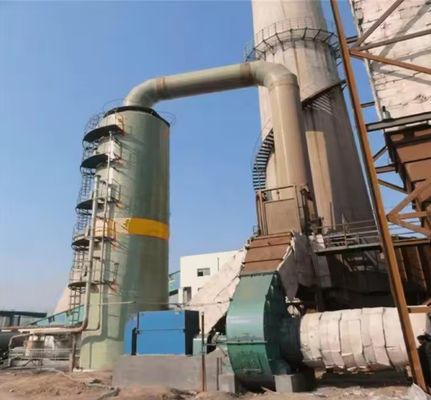 Multiple Layer Sprayer FRP Desulfurization Tower For Industry Wet Gas Fume
