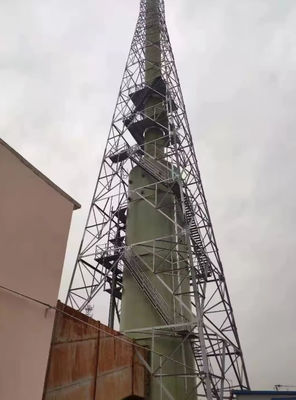 Multiple Layer Sprayer FRP Desulfurization Tower For Industry Wet Gas Fume