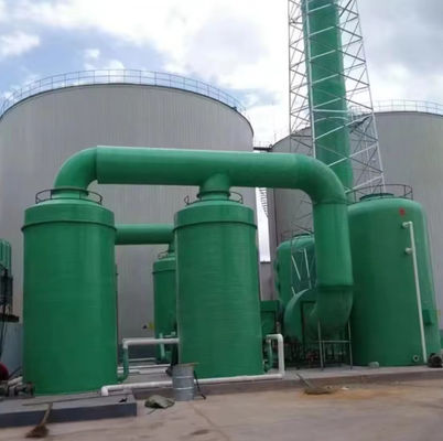 High Capacity FRP Desulfurization Tower Fiber Reinforced Plastic Ammonia Gas Scrubber