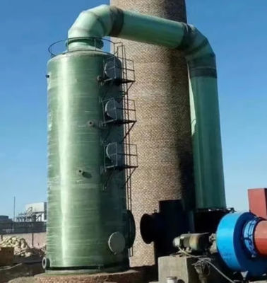 Customized FRP Desulfurization Tower Industrial GRP Purification Tower Column