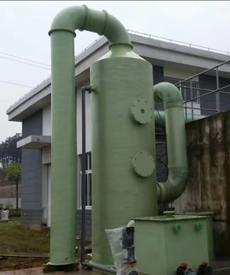 Customized FRP Desulfurization Tower Industrial GRP Purification Tower Column