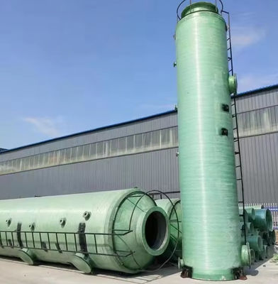 OEM GRP Frp Desulfurization Tower For Gas Purification Exhaust Gas Treatment