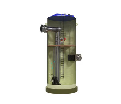 High Integration Sewage Lifting Rainwater Pumping Station FRP GRP Structure