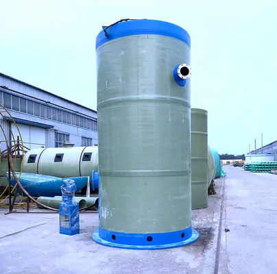 High Head Frp Integrated Lifting Pumping Station Rainwater Collection Pump Station