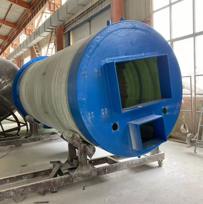 High Head Frp Integrated Lifting Pumping Station Rainwater Collection Pump Station