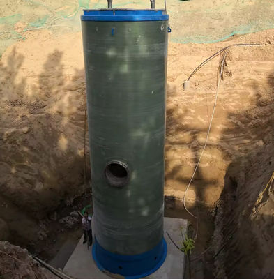 High Head Frp Integrated Lifting Pumping Station Rainwater Collection Pump Station