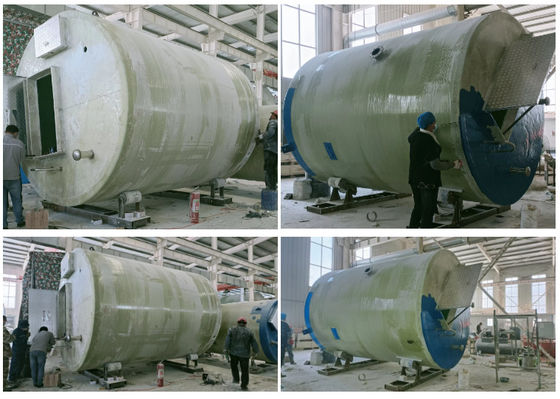 High Head Frp Integrated Lifting Pumping Station Rainwater Collection Pump Station