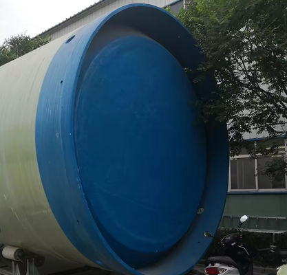 Grp Fiberglass Frp Sewage Pump Station Prefabricated Integrated Domestic Wastewater