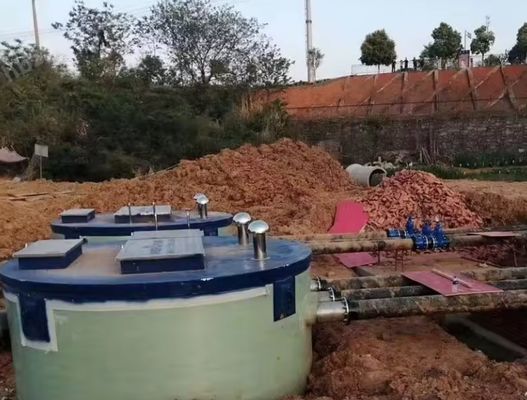 IP68 Intelligent GRP FRP Pump Station Fiberglass Buried Pumping Station Prefab Install