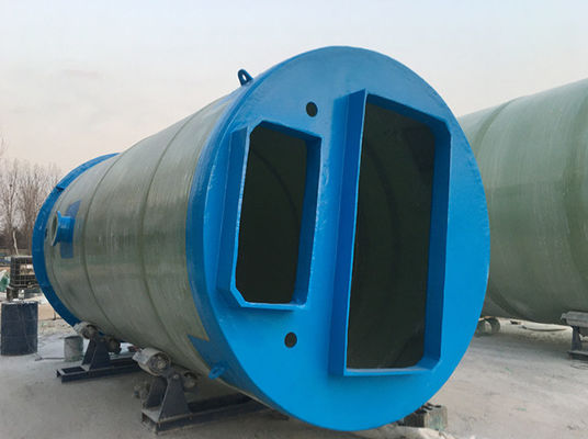 100m3/H Frp Rain Water Sewage Prefab Pump Stations Integrated Lifting Pump Station