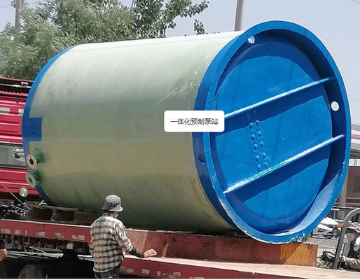 OEM Prefabricated Integrated FRP Pump Station Commercial Sewage Lift Station