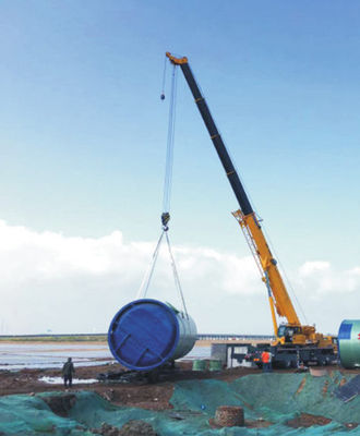 OEM Prefabricated Integrated FRP Pump Station Commercial Sewage Lift Station
