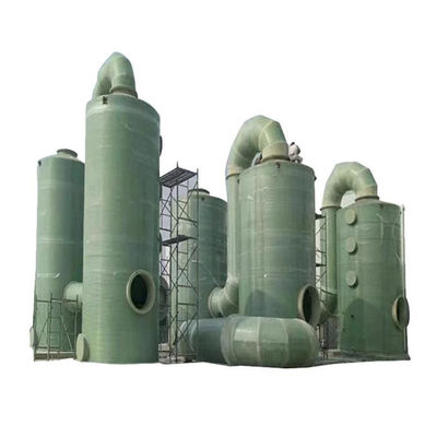 High Strength FRP Bromine Tower Equipment , Bromine Absorption Purification Tower
