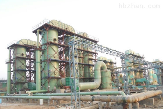 High Strength FRP Bromine Tower Equipment , Bromine Absorption Purification Tower