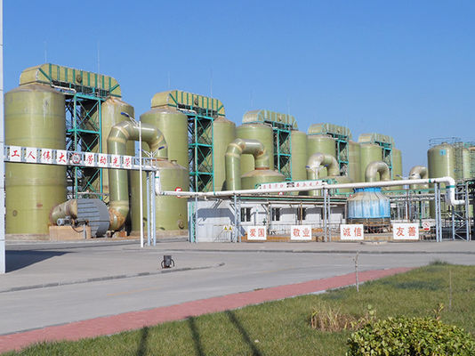 High Strength FRP Bromine Tower Equipment , Bromine Absorption Purification Tower