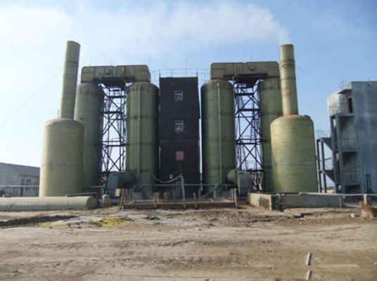 Lightweight FRP GRP Bromine Extraction Tower Maintenance Less For Seawater Production