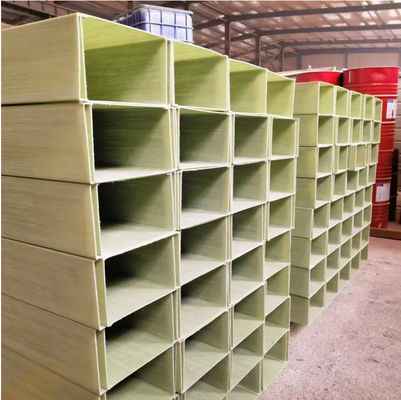Pultruded Fiberglass Reinforced Plastic GFRP FRP Profiles Customized Color
