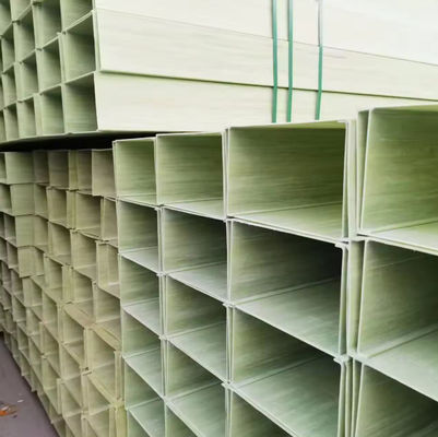 Pultruded Fiberglass Reinforced Plastic GFRP FRP Profiles Customized Color